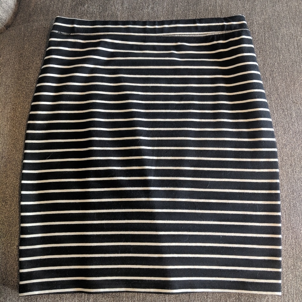Striped Cotton Old Navy Pencil Skirt